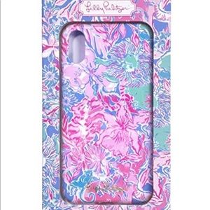 Lilly Pulitzer iPhone XS Max Case Featured in Viva La Lilly Flowers Pastel NEW